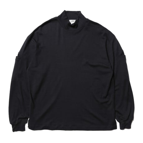 tone / AIR WOOL LONG SLEEVE SHIRT (MOCK NECK) / D.NAVY