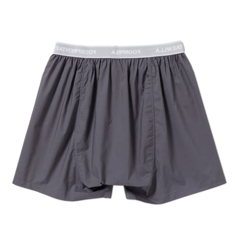 ALWAYTH / 2 PACK TRUNKS / CHARCOAL & GREY STRIPE
