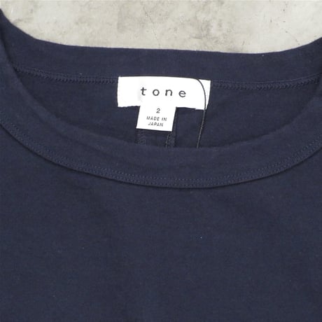 tone / HT COTTON T SHIRT / NAVY