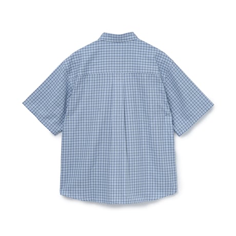BoTT / MULTI CHECK S/S SHIRT / LIGHT BLUE