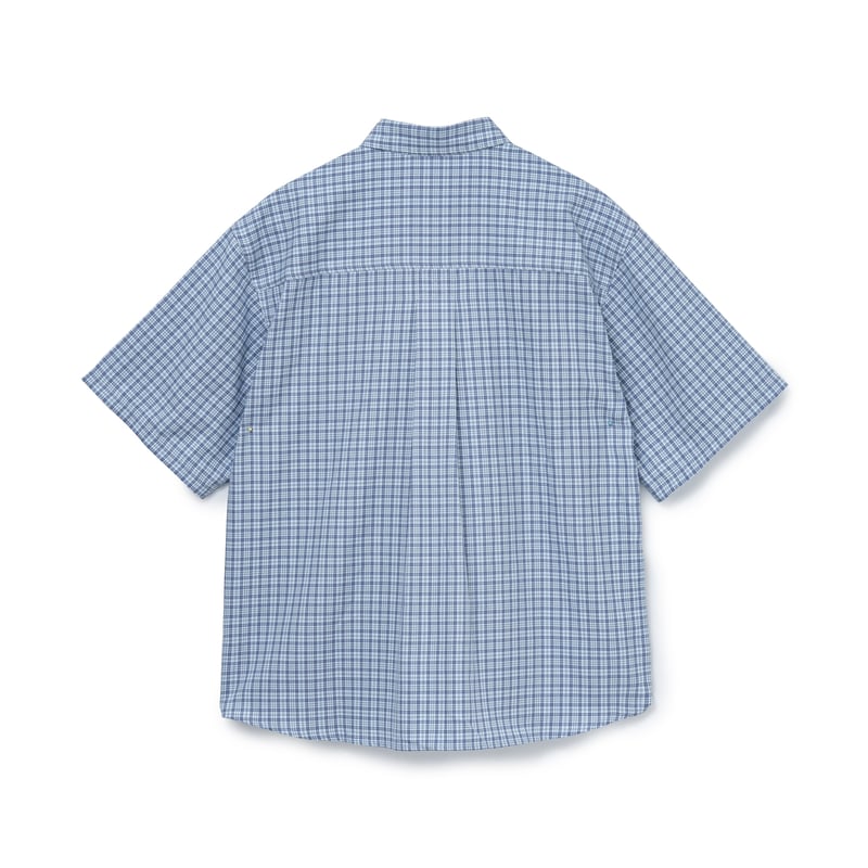 ポトフル様　BoTT 半袖シャツ M 青白チェック BoTT / MULTI CHECK S/S SHIRT / LIGHT BLUE | Sop