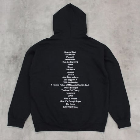 Sophomore / LOGO HOODY / BLACK