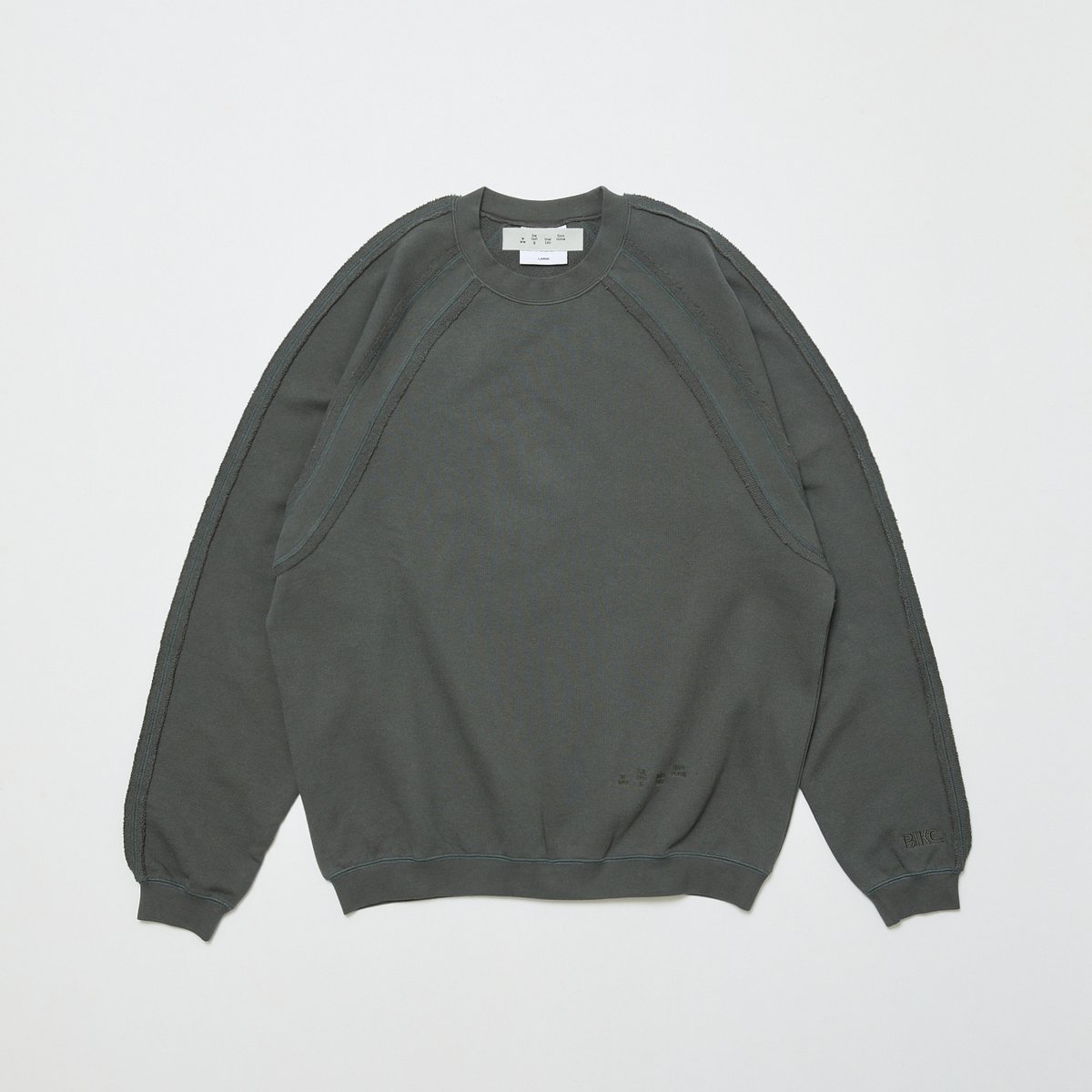 BAL / x BIKE ATHLETIC HEAVY COTTON CREW / DARK