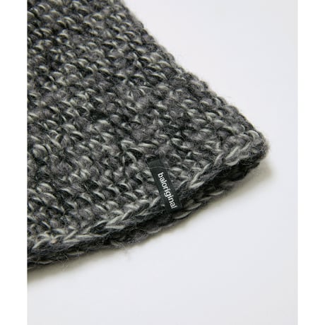 BAL / MIXED HAND KNIT BUCKET HAT / BLACK