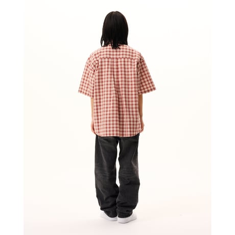 BoTT / PLAID S/S SHIRT / RED