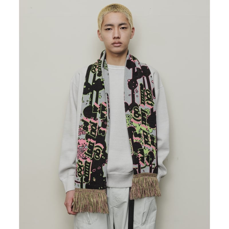 新品　bal JACQUARD KNIT SOCCER SCARF MULTI BAL / JACQUARD KNIT SOCCER SCARF / MULTI | Soph