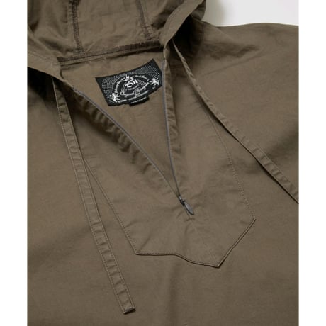 BAL / PULLOVER MEXICAN HOODED SHIRT / TURTLEDOVE