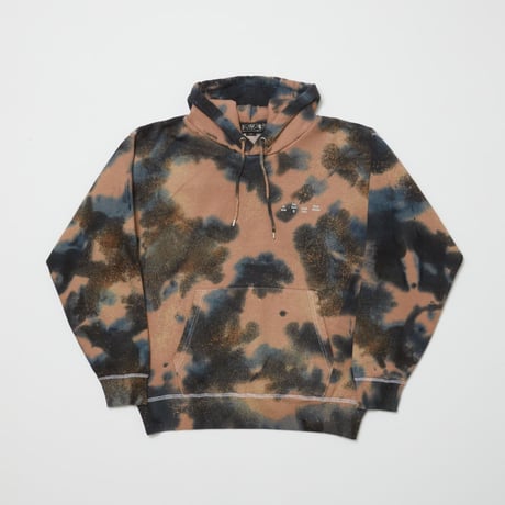 BAL / LOGO TIE DYE HOODIE / COCOA