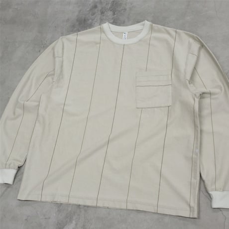 NOROLL / UNEVENNESS L/S TEE / LT.BEIGE