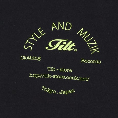 TILT / LEAF LOGO CREW SWEAT / BLACK