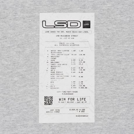 LQQK STUDIO / LSD TEE / GREY