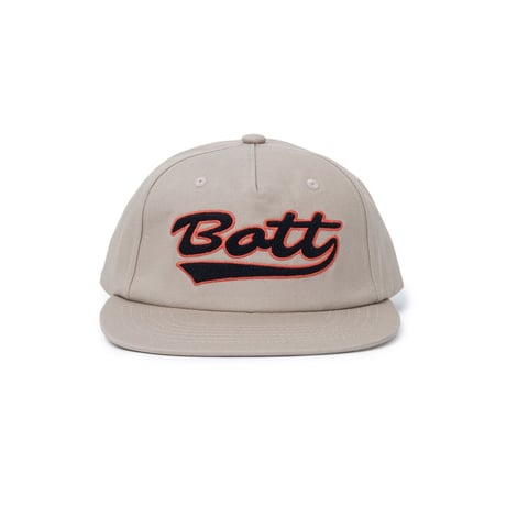 BoTT / SCRIPT LOGO 5 PANEL CAP / BEIGE