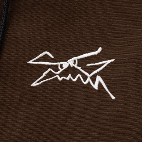 SPECIAL GUEST K.K. / DUCK CANVAS & THERMAL HOODED REVERSIBLE JACKET / BROWN