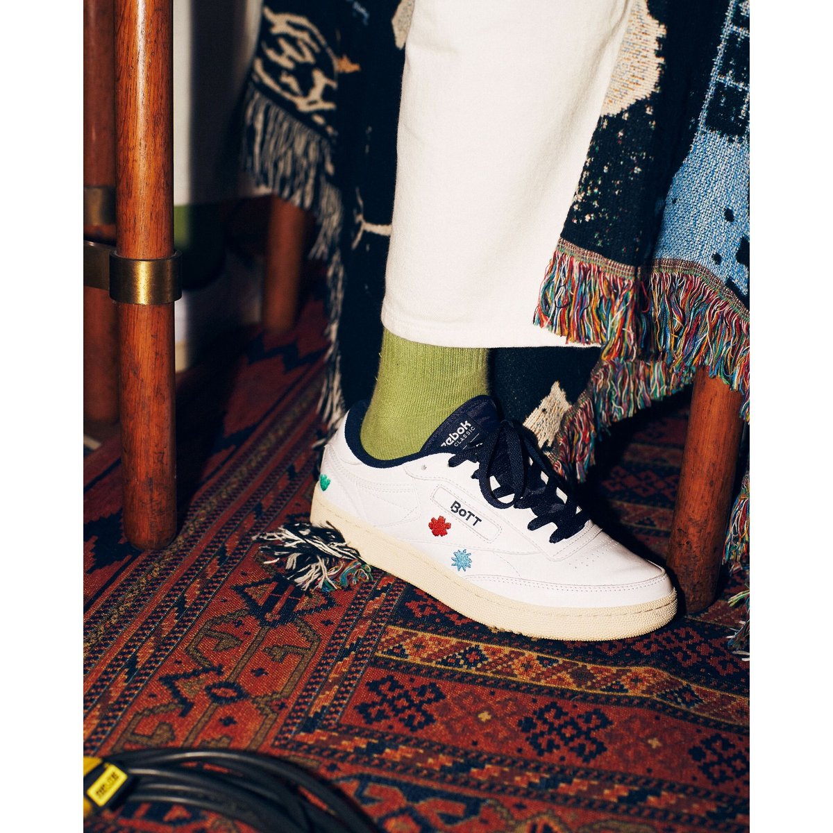 BoTT x REEBOK / CLUB C 85 / FTWR WHITE / VECTOR BoTT x REEBOK / CLUB C 85 / FTWR WHITE / VECTOR