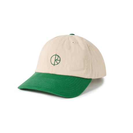 POLAR SKATE CO. / SAI CAP / STROKE LOGO / ECRU / GREEN