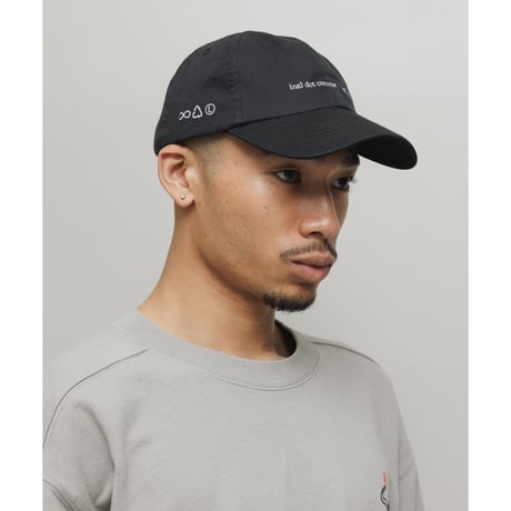 BAL / COTTON 6-PANEL HAT / BLACK
