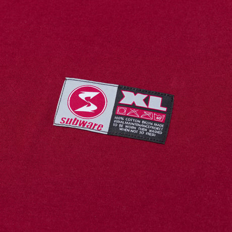 SUBWARE / PROVISIONS TEE / MAROON