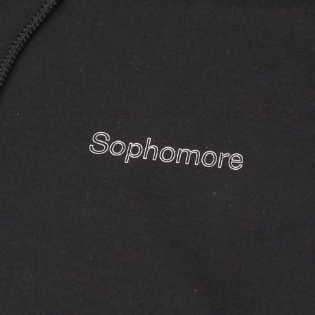 Sophomore / LOGO HOODY / BLACK