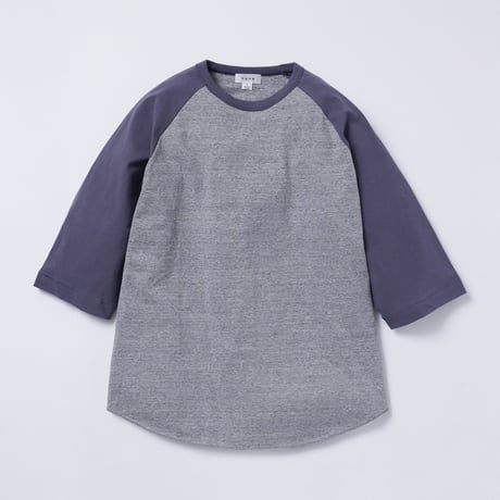 tone / RAGLAN T SHIRT / ASH : NAVY