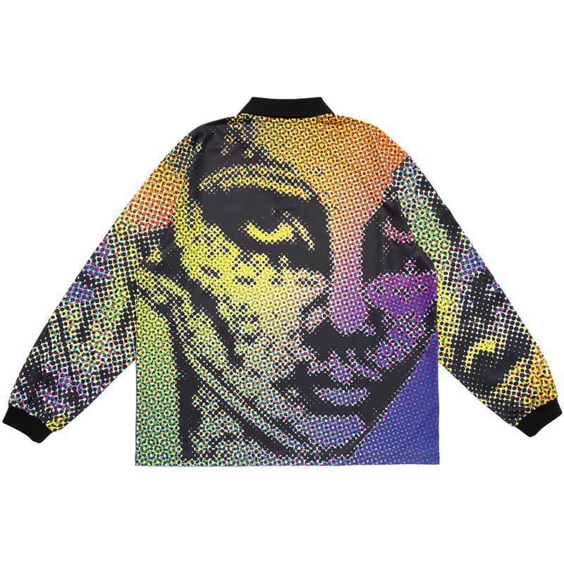 LQQK STUDIO / LQQK SUBLIMATED POLY POLO / BLACK