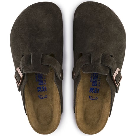 BIRKENSTOCK / BOSTON SUEDE LEATHER REGULAR / MOCHA
