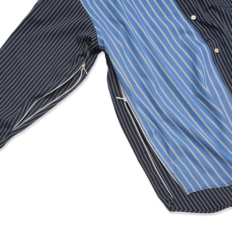 HOMBRE NINO / CRAZY PATTERN VENTILATION SHIRT / BLUE / NAVY