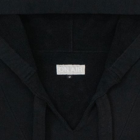 ON-AIR / HEAVY FLEECE BAJA HOODIE / BLACK