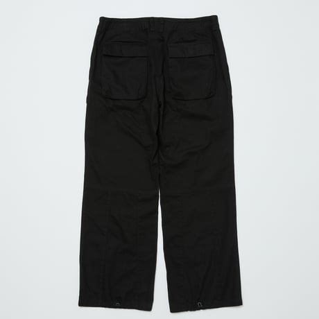 BAL / HERRINGBONE CREW PANT / BLACK