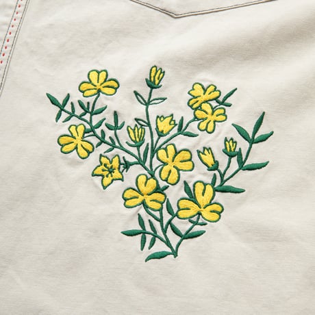 BoTT / FLOWER WESTERN SHIRT / KHAKI