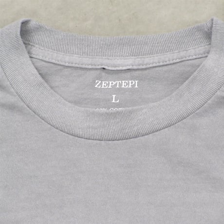 ZEPTEPI & Co. / TRANING L/S TEE GARMENT DYED / CITY GRAY