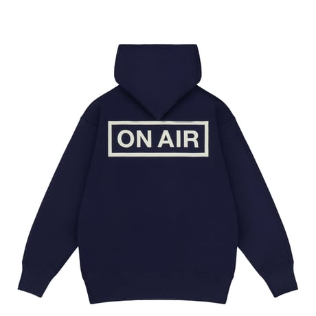 ON-AIR / ON AIR BASIC LOGO PULLOVER HOODIE / NAVY