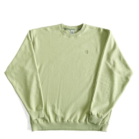 COMFORTABLE REASON / BOUCLE LOGO SWEAT / LIME
