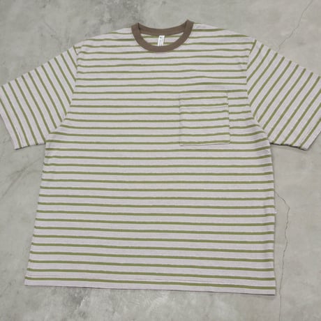 NOROLL / UNEVENNESS S/S TEE / GREEN
