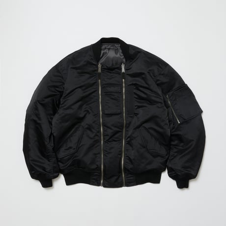 BAL / x SPIEWAK DOUBEL ZIP BOMBER JACKET / BLACK