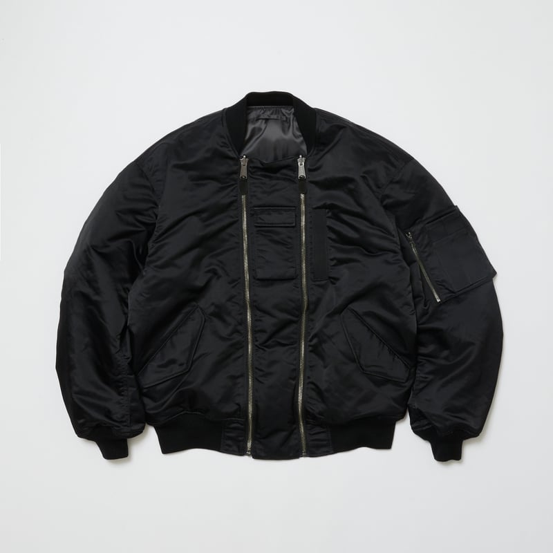 BAL / x SPIEWAK DOUBEL ZIP BOMBER JACKET / BLAC BAL / x SPIEWAK DOUBEL ZIP BOMBER JACKET / BLAC