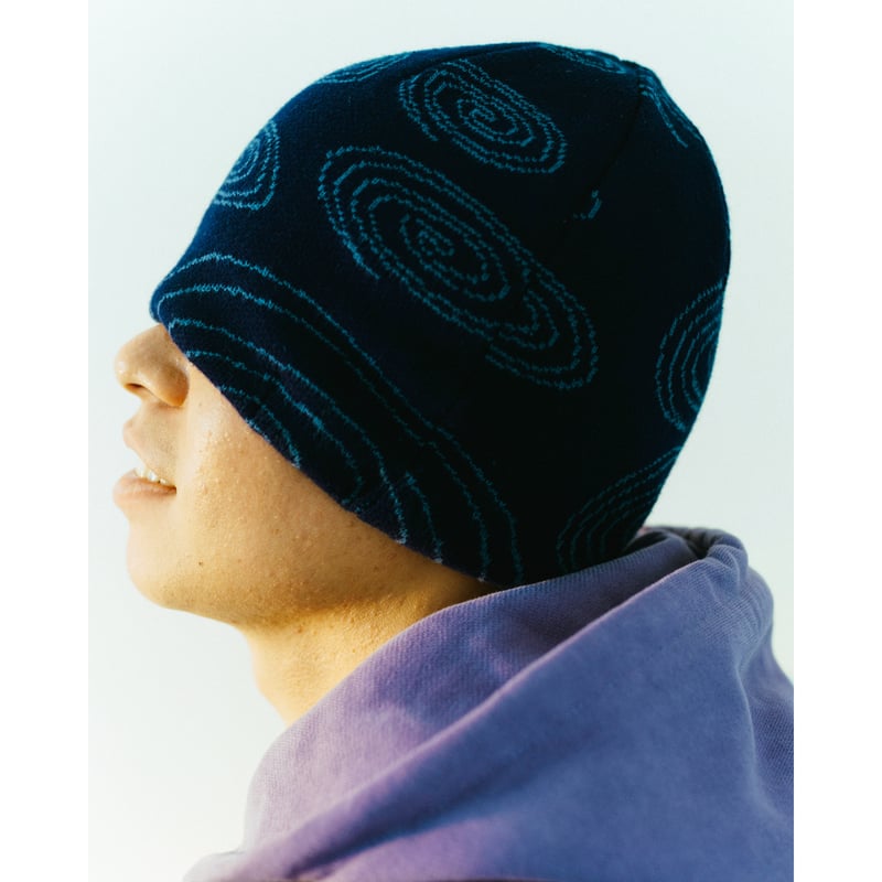 SOL soonerorlater / SPARKLING KNIT BEANIE / NAV