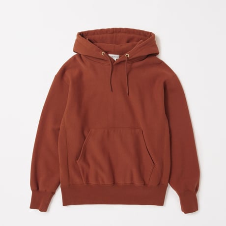 tone / REVERSE WEAVE HOODED SWEAT / DEEP ORANGE