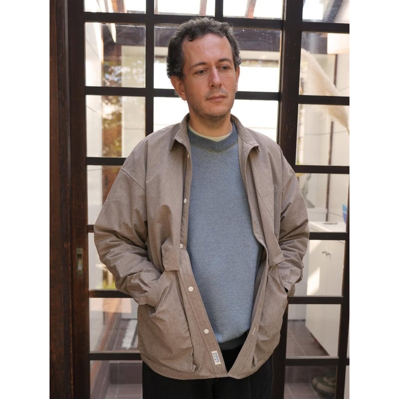 トップス noroll HWR Wool Weather Shirt XL NOROLL / HWR WOOL WEATHER SHIRT / BEIGE | Sopho