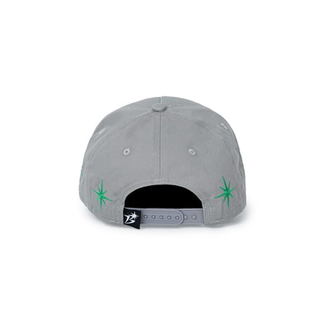 BoTT / B LOGO SPARKLE STRUCTURED 5-PANEL CAP / GREY
