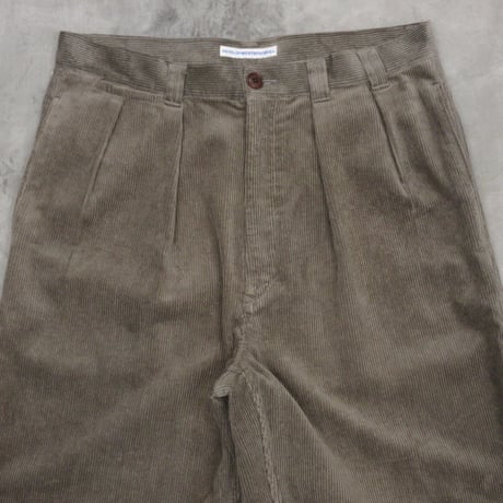 NOROLL / THICK WALK CORDS PANTS / SMOKE BROWN