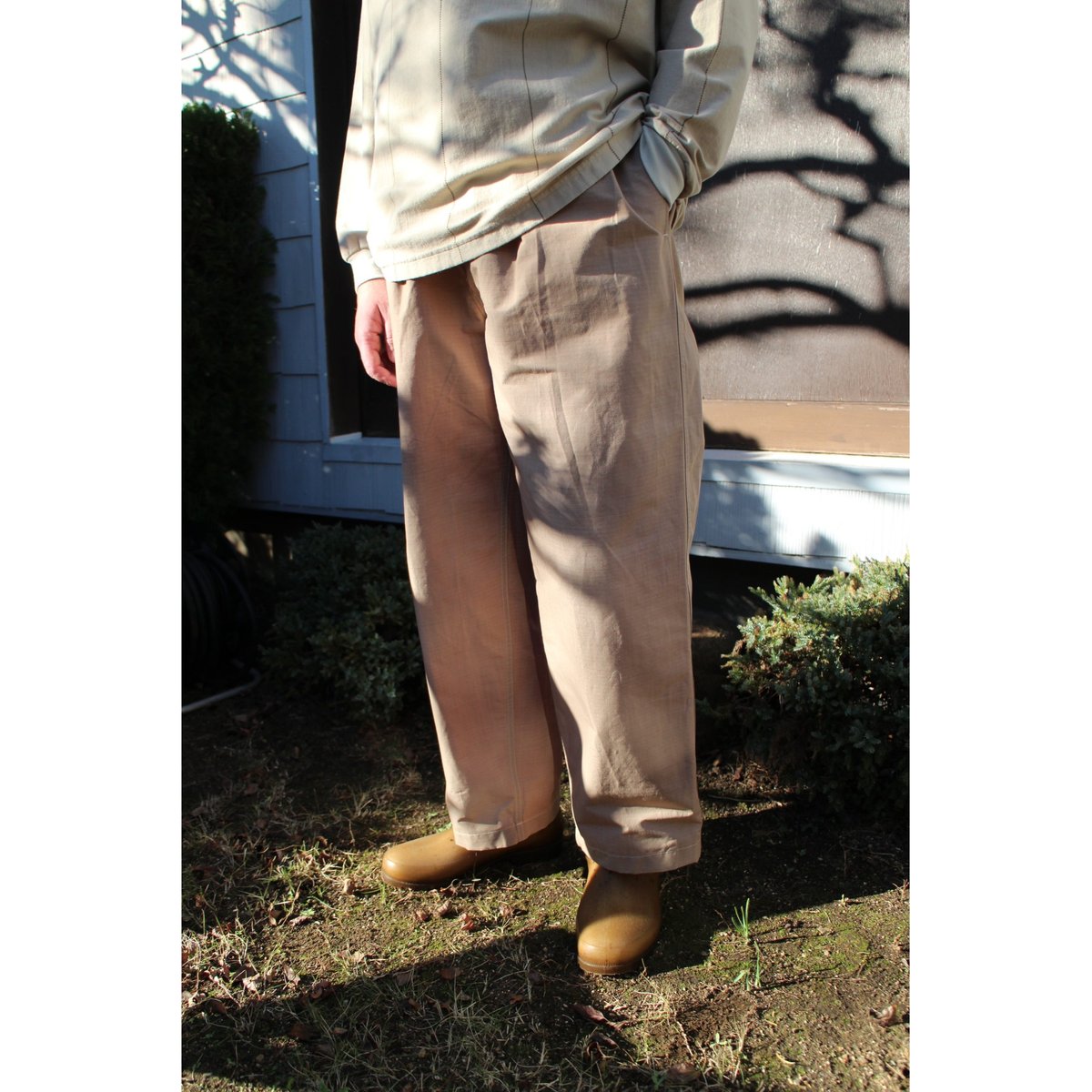 NOROLL / THICK WALK N.WEATHER PANTS / BEIGE | S NOROLL / THICK WALK N.WEATHER PANTS / BEIGE | S