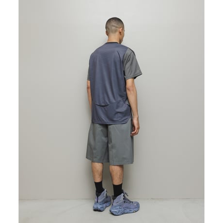 BAL / COTTON TWILL OVER SIZED BERMUDA SHORT / ASPHALT