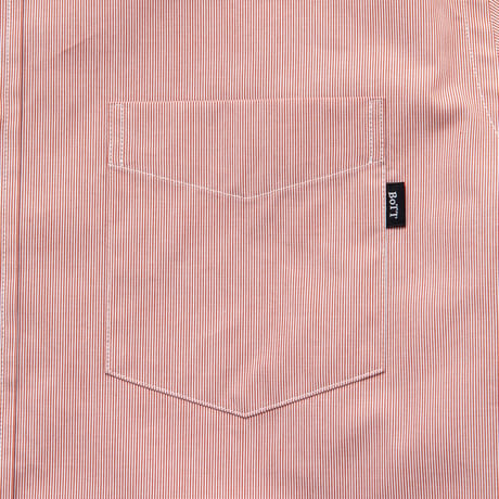 BoTT / CLASSIC STRIPE SHIRT / RED