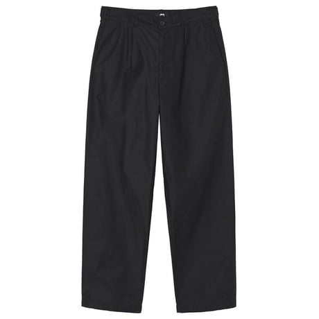 STUSSY / VOLUME PLEATED TROUSER / BLACK