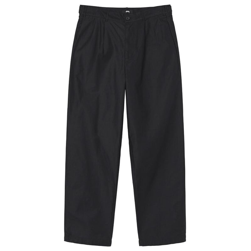 STUSSY / VOLUME PLEATED TROUSER / BLACK | Sopho...