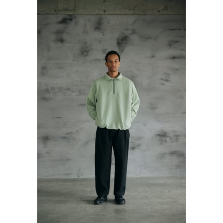 COMFORTABLE REASON / DUCK DAILY SLACKS / BLACK