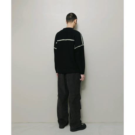 BAL / CORD WIDE MOUNTAIN PANT / CARBON BLACK