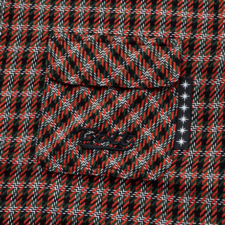 BoTT / ZIP-UP FLANNEL SHIRT / BLACK