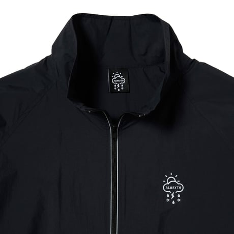 ALWAYTH / TRAINING JACKET ＆ PANTS SET / REFLECT PRINTED / BLACK