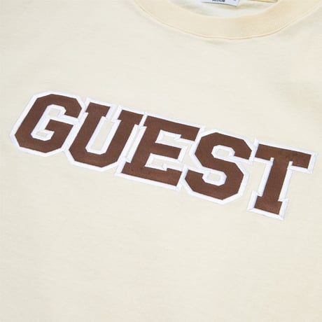 SPECIAL GUEST K.K. / SG GUEST LOGO TEE / BEIGE